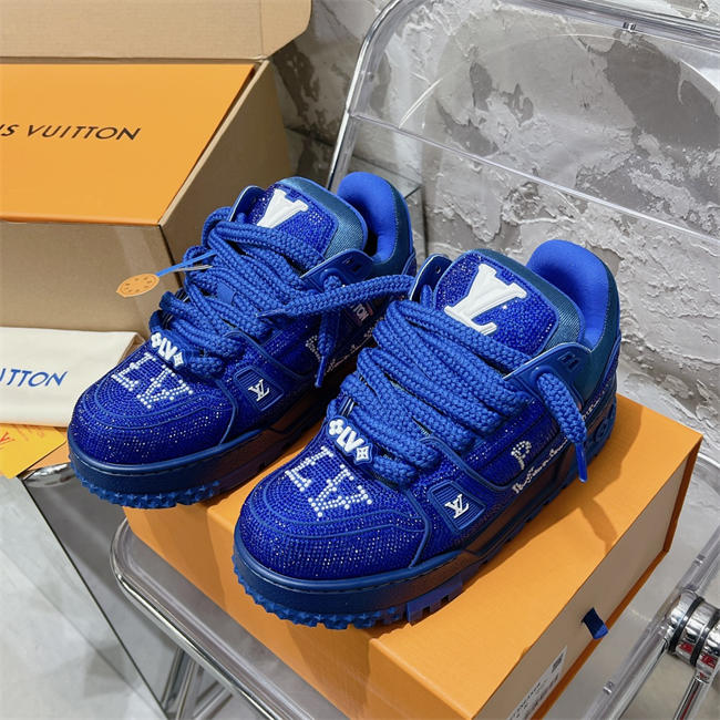 Lv Trainer Sneaker 75