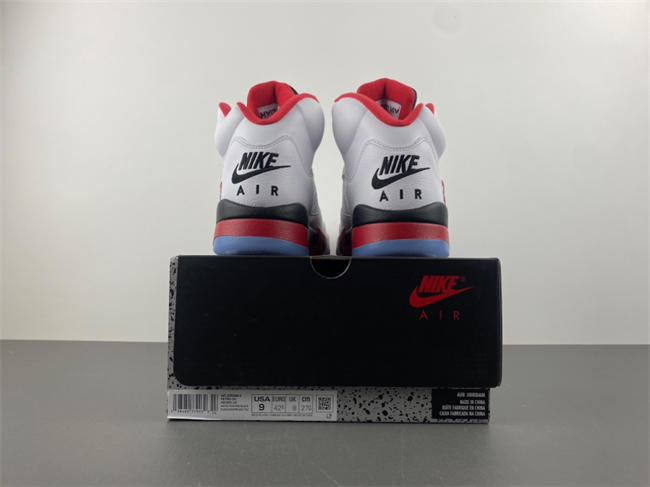 Air Jordan 5 “Fire Red Black Tongue” HQ7978-101