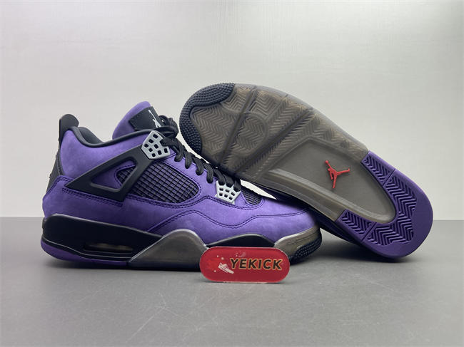 Air Jordan 4 Retro x Travis Scott Purple 766296LN4